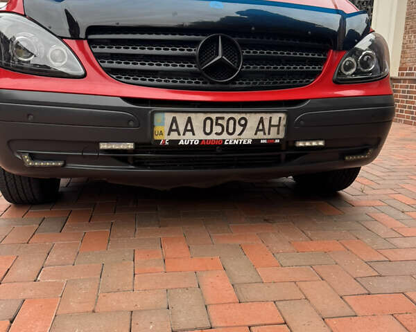 Красный Мерседес Вито, объемом двигателя 2.15 л и пробегом 360 тыс. км за 12000 $, фото 4 на Automoto.ua