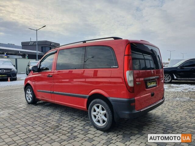 Червоний Мерседес Віто, об'ємом двигуна 2.2 л та пробігом 237 тис. км за 12000 $, фото 4 на Automoto.ua