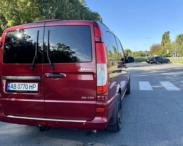 Червоний Мерседес Віто, об'ємом двигуна 2.14 л та пробігом 357 тис. км за 15300 $, фото 15 на Automoto.ua