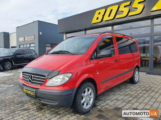 Червоний Мерседес Віто, об'ємом двигуна 2.2 л та пробігом 237 тис. км за 12000 $, фото 2 на Automoto.ua