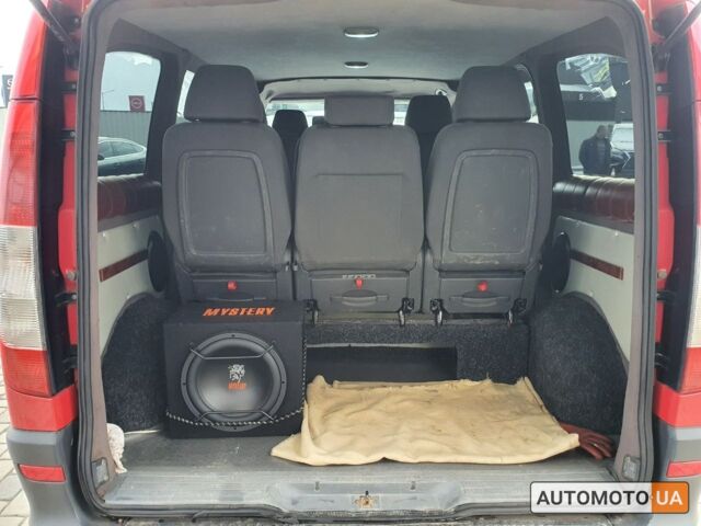 Червоний Мерседес Віто, об'ємом двигуна 2.2 л та пробігом 237 тис. км за 12000 $, фото 29 на Automoto.ua