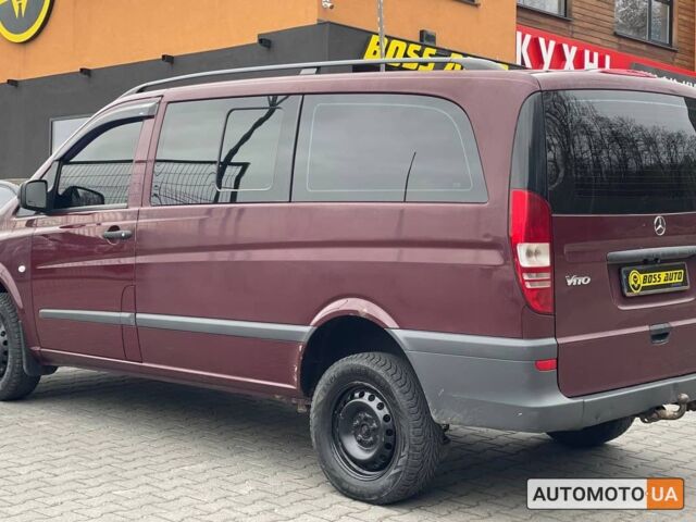 Красный Мерседес Вито, объемом двигателя 2.2 л и пробегом 306 тыс. км за 12500 $, фото 4 на Automoto.ua
