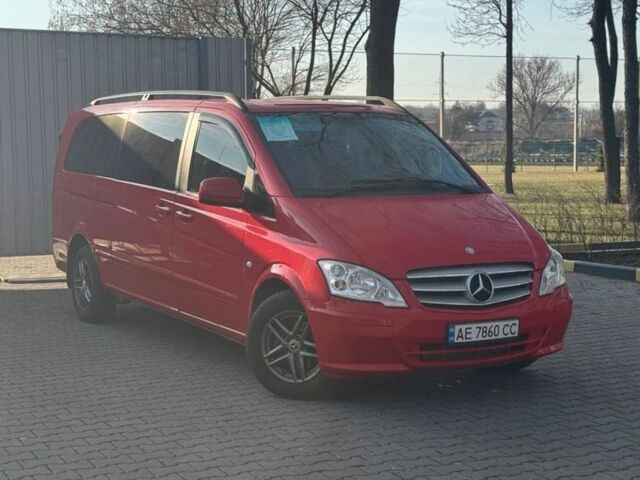 Красный Мерседес Вито, объемом двигателя 2.1 л и пробегом 460 тыс. км за 14999 $, фото 1 на Automoto.ua