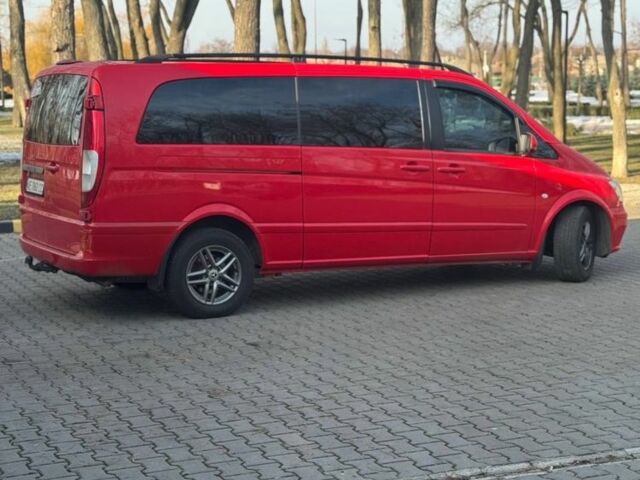 Красный Мерседес Вито, объемом двигателя 2.1 л и пробегом 460 тыс. км за 14999 $, фото 2 на Automoto.ua