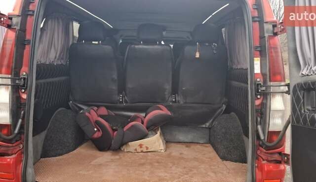 Червоний Мерседес Віто, об'ємом двигуна 2.14 л та пробігом 336 тис. км за 13200 $, фото 19 на Automoto.ua