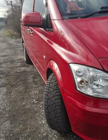 Червоний Мерседес Віто, об'ємом двигуна 2.14 л та пробігом 336 тис. км за 13200 $, фото 1 на Automoto.ua