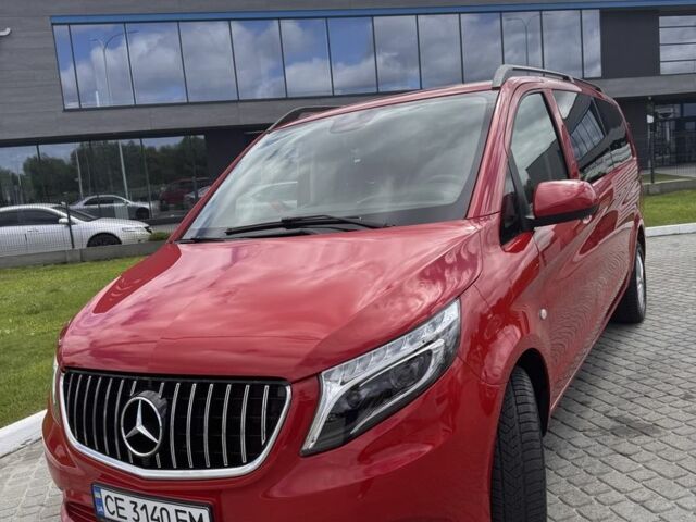 Красный Мерседес Вито, объемом двигателя 2.1 л и пробегом 384 тыс. км за 19899 $, фото 1 на Automoto.ua