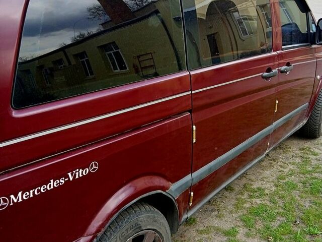 Червоний Мерседес Віто, об'ємом двигуна 2.1 л та пробігом 400 тис. км за 5650 $, фото 6 на Automoto.ua