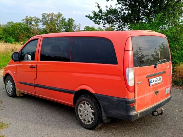 Червоний Мерседес Віто, об'ємом двигуна 2.1 л та пробігом 145 тис. км за 10500 $, фото 3 на Automoto.ua