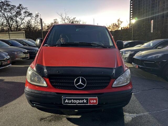 Красный Мерседес Вито пасс., объемом двигателя 2.2 л и пробегом 363 тыс. км за 7690 $, фото 1 на Automoto.ua