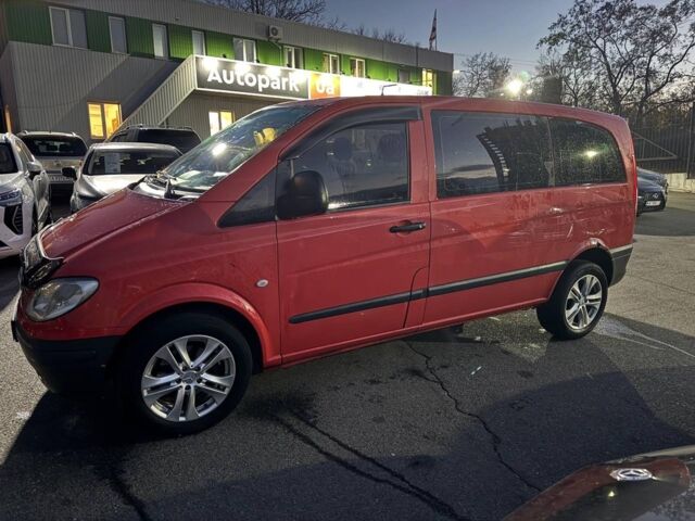 Красный Мерседес Вито пасс., объемом двигателя 2.2 л и пробегом 363 тыс. км за 7690 $, фото 11 на Automoto.ua