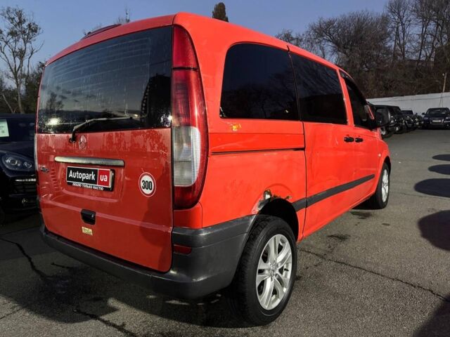 Красный Мерседес Вито пасс., объемом двигателя 2.2 л и пробегом 363 тыс. км за 7690 $, фото 8 на Automoto.ua