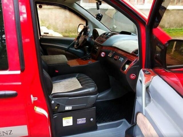 Красный Мерседес Вито пасс., объемом двигателя 2.2 л и пробегом 240 тыс. км за 3204 $, фото 6 на Automoto.ua