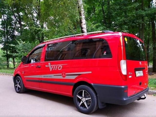 Красный Мерседес Вито пасс., объемом двигателя 2.2 л и пробегом 240 тыс. км за 3204 $, фото 13 на Automoto.ua