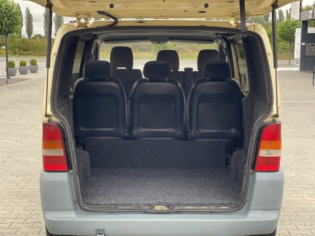 Жовтий Мерседес Віто, об'ємом двигуна 2.1 л та пробігом 315 тис. км за 4700 $, фото 18 на Automoto.ua