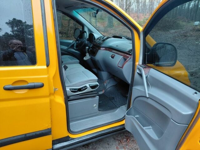Желтый Мерседес Вито, объемом двигателя 2.1 л и пробегом 560 тыс. км за 5500 $, фото 5 на Automoto.ua