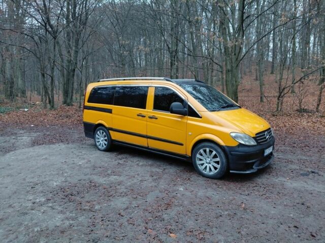 Желтый Мерседес Вито, объемом двигателя 2.1 л и пробегом 560 тыс. км за 5500 $, фото 1 на Automoto.ua