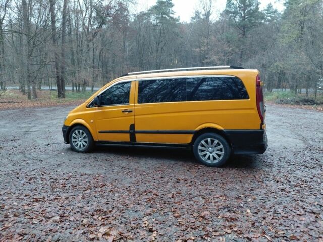 Желтый Мерседес Вито, объемом двигателя 2.1 л и пробегом 560 тыс. км за 5500 $, фото 2 на Automoto.ua