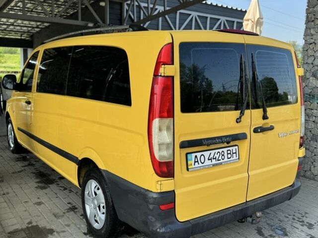 Жовтий Мерседес Віто, об'ємом двигуна 2.1 л та пробігом 402 тис. км за 8800 $, фото 4 на Automoto.ua