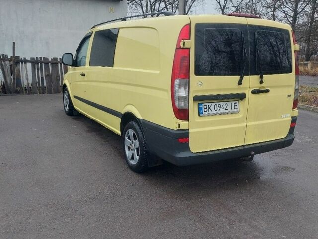 Желтый Мерседес Вито, объемом двигателя 2.1 л и пробегом 545 тыс. км за 8700 $, фото 6 на Automoto.ua