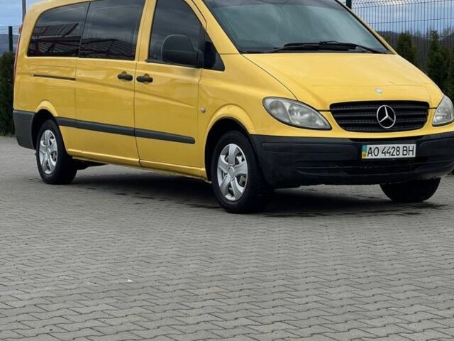 Жовтий Мерседес Віто, об'ємом двигуна 2.1 л та пробігом 402 тис. км за 8800 $, фото 9 на Automoto.ua