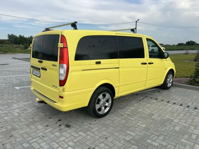 Желтый Мерседес Вито, объемом двигателя 2.1 л и пробегом 250 тыс. км за 9500 $, фото 4 на Automoto.ua