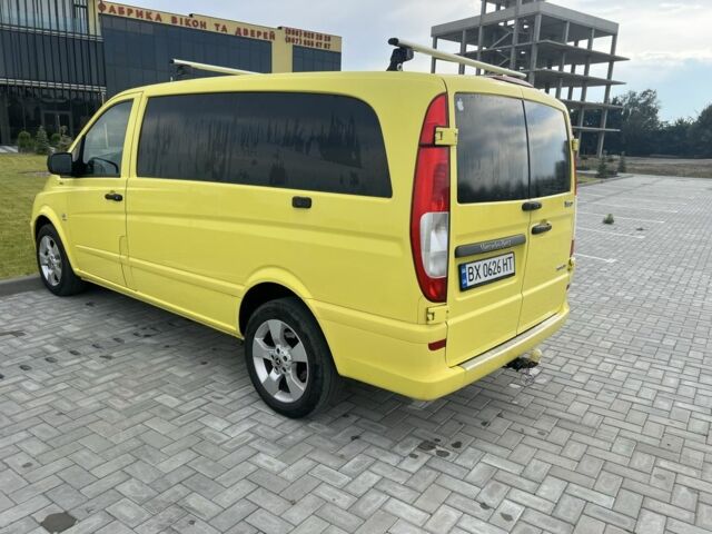 Желтый Мерседес Вито, объемом двигателя 2.1 л и пробегом 250 тыс. км за 9500 $, фото 7 на Automoto.ua