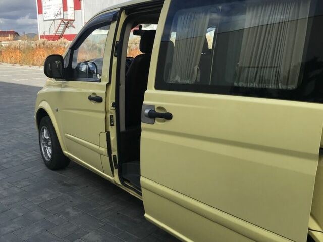 Мерседес Вито 2006 в Луцке на Automoto.ua Желтый Мерседес Вито, объемом двигателя 2.1 л и пробегом 2 тыс. км за 8900 $, фото 14 на Automoto.ua