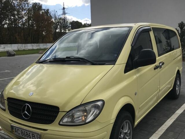 Мерседес Вито 2006 в Луцке на Automoto.ua Желтый Мерседес Вито, объемом двигателя 2.1 л и пробегом 2 тыс. км за 8900 $, фото 9 на Automoto.ua