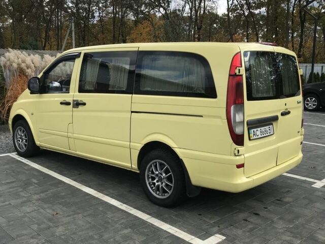 Мерседес Вито 2006 в Луцке на Automoto.ua Желтый Мерседес Вито, объемом двигателя 2.1 л и пробегом 2 тыс. км за 8900 $, фото 10 на Automoto.ua