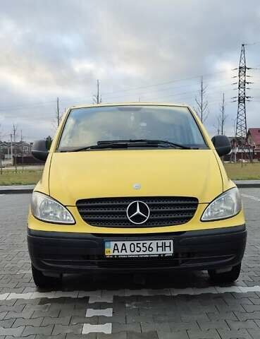 Желтый Мерседес Вито, объемом двигателя 2.2 л и пробегом 265 тыс. км за 7000 $, фото 10 на Automoto.ua