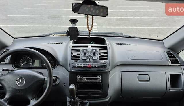 Желтый Мерседес Вито, объемом двигателя 2.2 л и пробегом 265 тыс. км за 7000 $, фото 14 на Automoto.ua