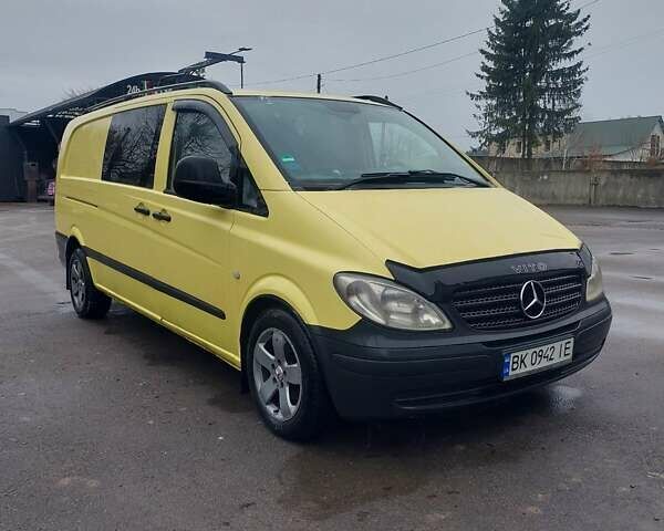 Желтый Мерседес Вито, объемом двигателя 2.15 л и пробегом 545 тыс. км за 8700 $, фото 3 на Automoto.ua