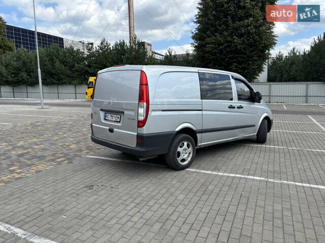 Серый Мерседес Вито, объемом двигателя 2.15 л и пробегом 337 тыс. км за 6000 $, фото 3 на Automoto.ua