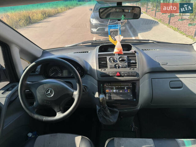 Серый Мерседес Вито, объемом двигателя 2.15 л и пробегом 344 тыс. км за 9400 $, фото 10 на Automoto.ua