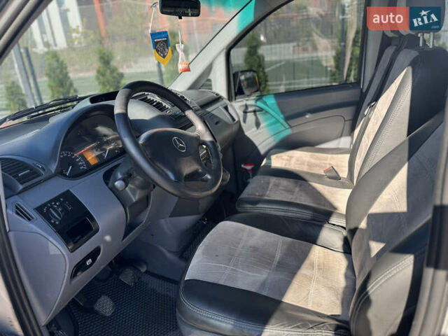 Серый Мерседес Вито, объемом двигателя 2.15 л и пробегом 344 тыс. км за 9400 $, фото 5 на Automoto.ua