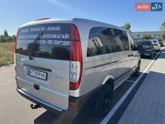 Серый Мерседес Вито, объемом двигателя 2.15 л и пробегом 344 тыс. км за 9400 $, фото 9 на Automoto.ua