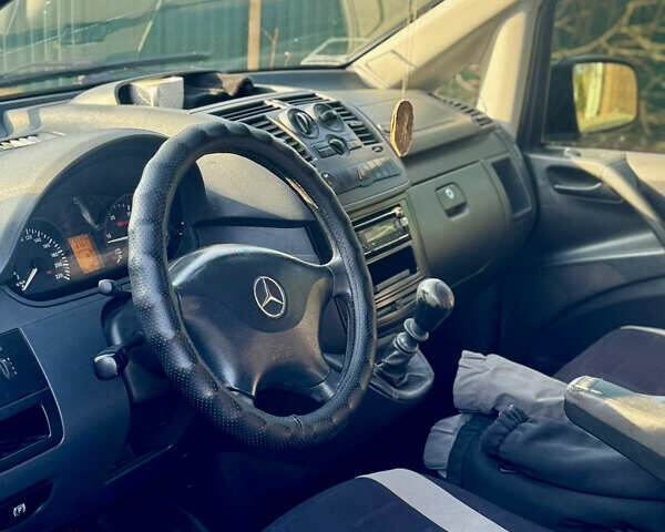 Серый Мерседес Вито, объемом двигателя 2.14 л и пробегом 370 тыс. км за 9000 $, фото 7 на Automoto.ua