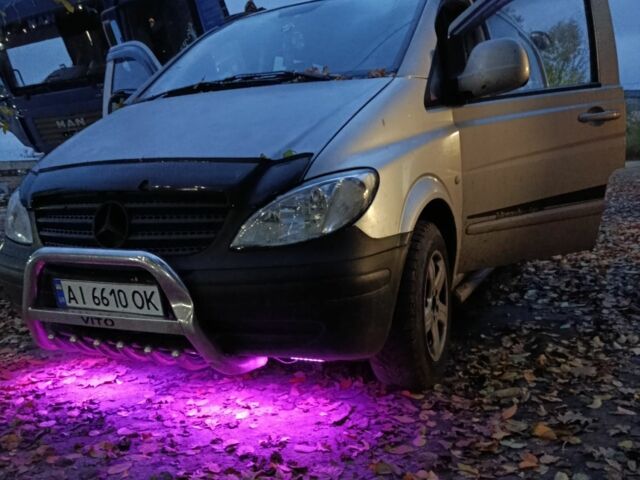 Мерседес Віто 2005 у Києві на Automoto.ua Сірий Мерседес Віто, об'ємом двигуна 2.1 л та пробігом 348 тис. км за 6000 $, фото 2 на Automoto.ua