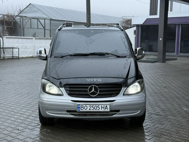 Серый Мерседес Вито, объемом двигателя 2.1 л и пробегом 330 тыс. км за 10500 $, фото 2 на Automoto.ua