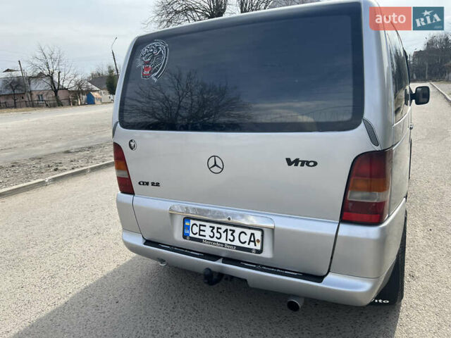 Серый Мерседес Вито, объемом двигателя 2.2 л и пробегом 350 тыс. км за 5900 $, фото 6 на Automoto.ua