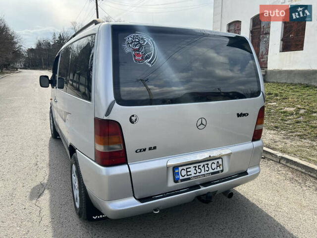 Серый Мерседес Вито, объемом двигателя 2.2 л и пробегом 350 тыс. км за 5900 $, фото 5 на Automoto.ua