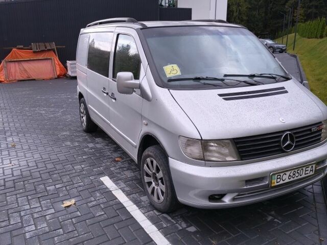 Серый Мерседес Вито, объемом двигателя 2.2 л и пробегом 240 тыс. км за 5400 $, фото 2 на Automoto.ua