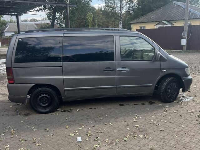 Серый Мерседес Вито, объемом двигателя 2.2 л и пробегом 500 тыс. км за 3000 $, фото 3 на Automoto.ua
