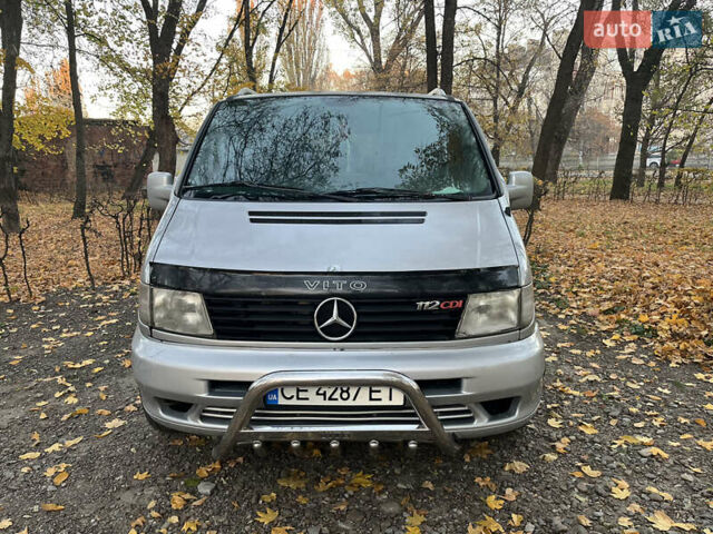 Серый Мерседес Вито, объемом двигателя 2.15 л и пробегом 400 тыс. км за 5000 $, фото 1 на Automoto.ua