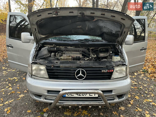 Серый Мерседес Вито, объемом двигателя 2.15 л и пробегом 400 тыс. км за 5000 $, фото 18 на Automoto.ua