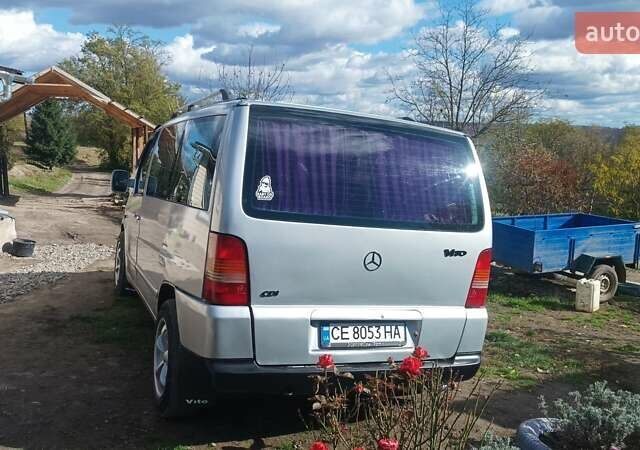 Серый Мерседес Вито, объемом двигателя 2.1 л и пробегом 415 тыс. км за 5600 $, фото 4 на Automoto.ua