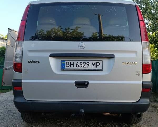 Серый Мерседес Вито, объемом двигателя 2.15 л и пробегом 371 тыс. км за 7200 $, фото 2 на Automoto.ua