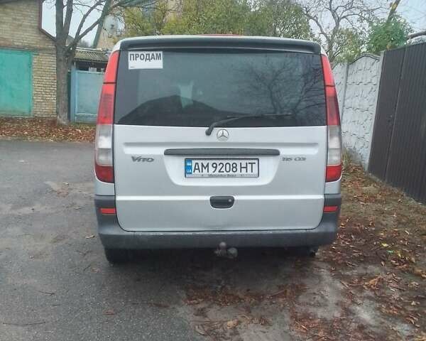 Серый Мерседес Вито, объемом двигателя 2.15 л и пробегом 400 тыс. км за 7200 $, фото 5 на Automoto.ua