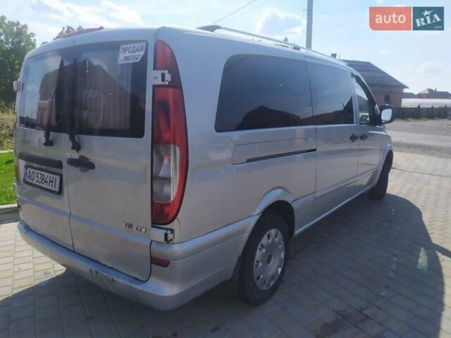 Серый Мерседес Вито, объемом двигателя 2.2 л и пробегом 460 тыс. км за 7300 $, фото 14 на Automoto.ua